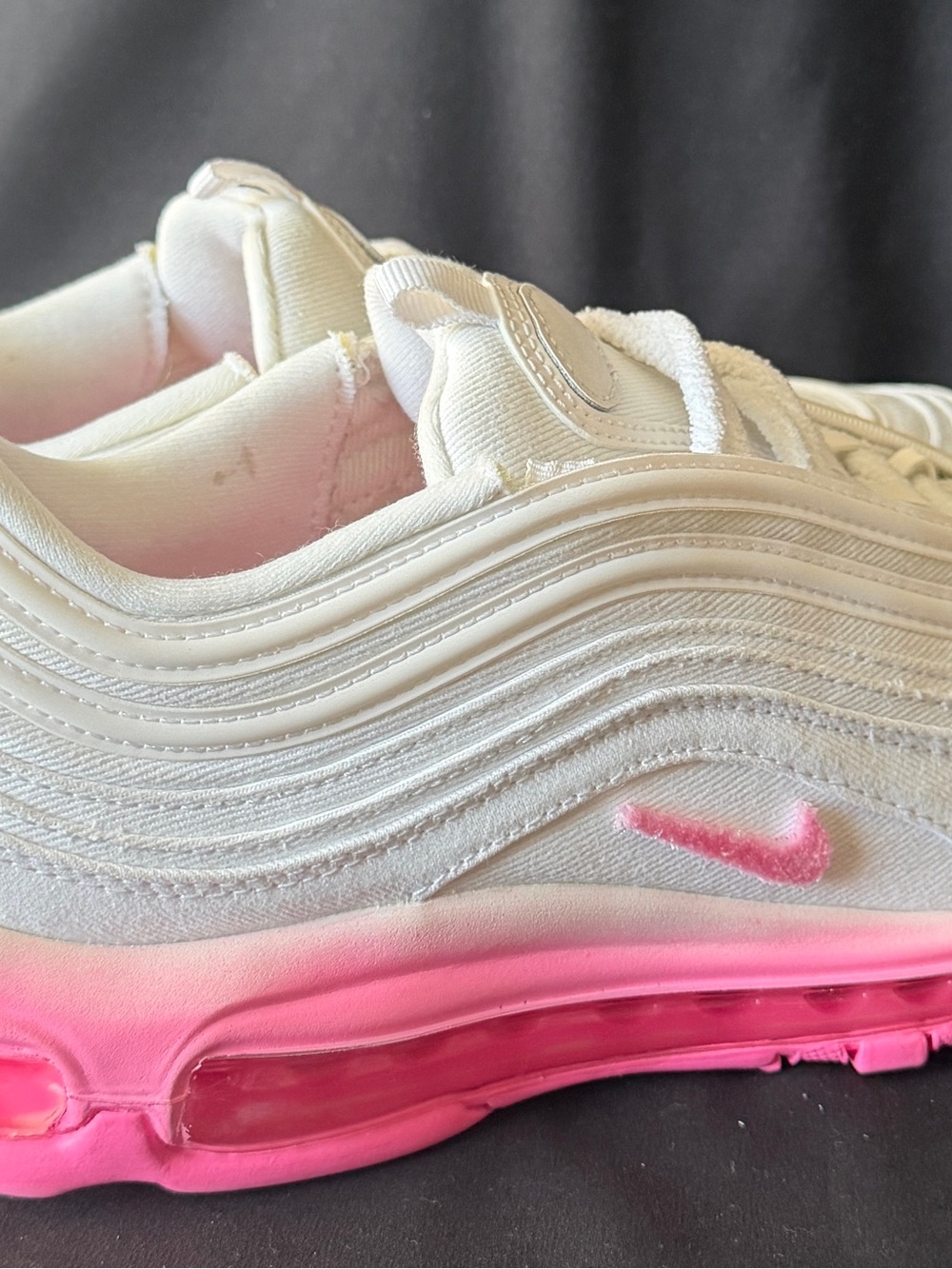 Nike Air Max 97 SE Chenille Swoosh - Pink Foam Women’s Size 10.5